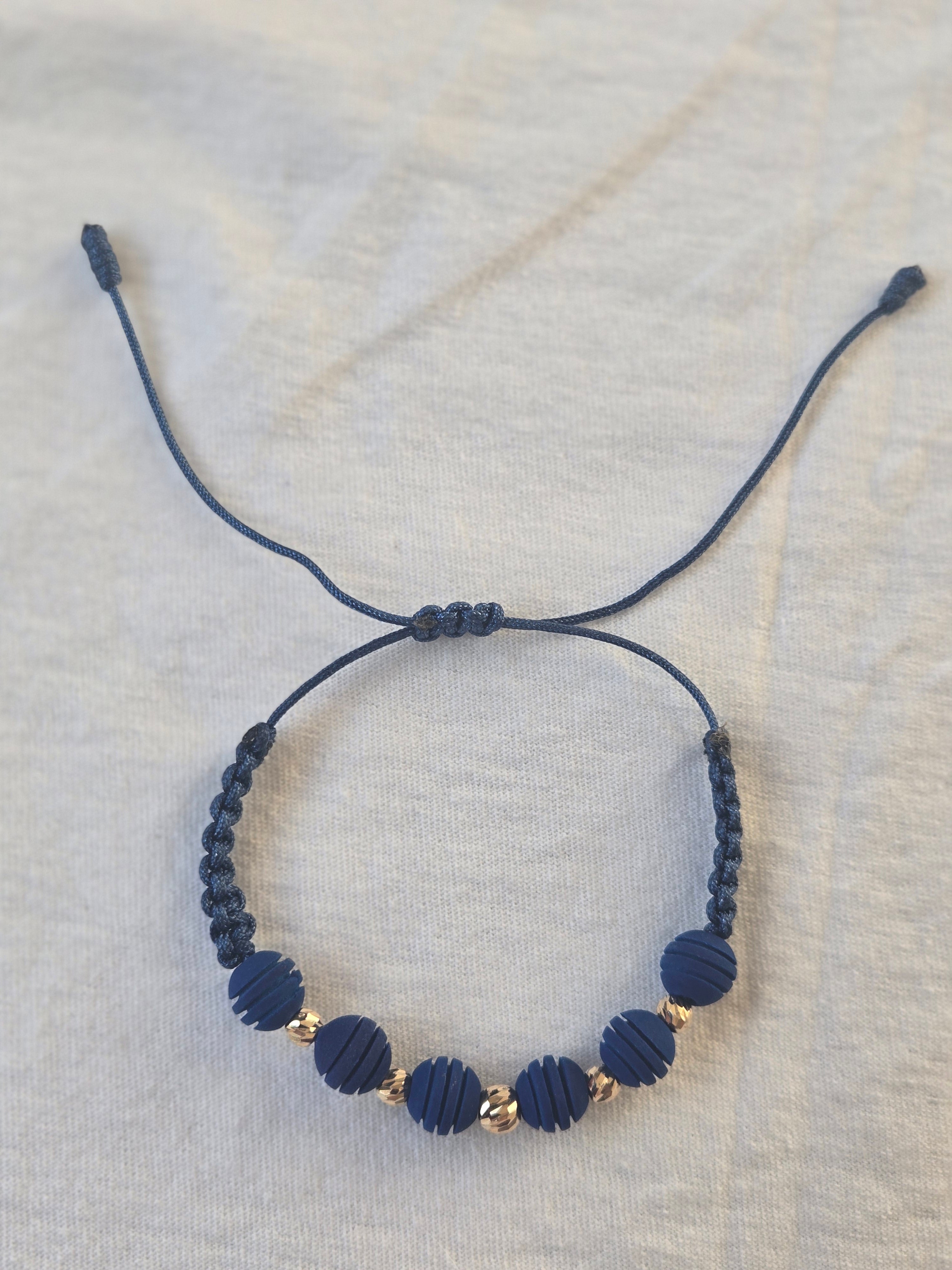 Pulsera Azul Oro 18k