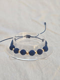pulsera ajustable azul