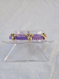 Pulsera Ajustable Oro 10k morado