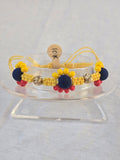 Pulsera Ajustable Oro 10k tricolor Premium